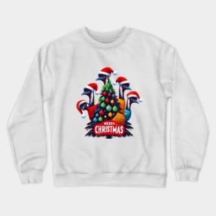 christmas australian emu Crewneck Sweatshirt